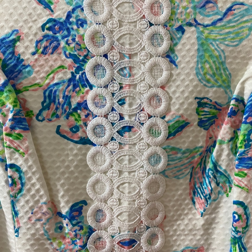Lilly Pulitzer Cecily shift dress size 10 coastal kiss - Picture 6 of 9
